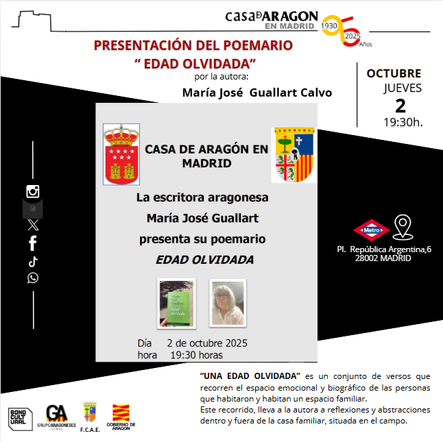 CARTEL LIBRO EDAD OLVIDADA