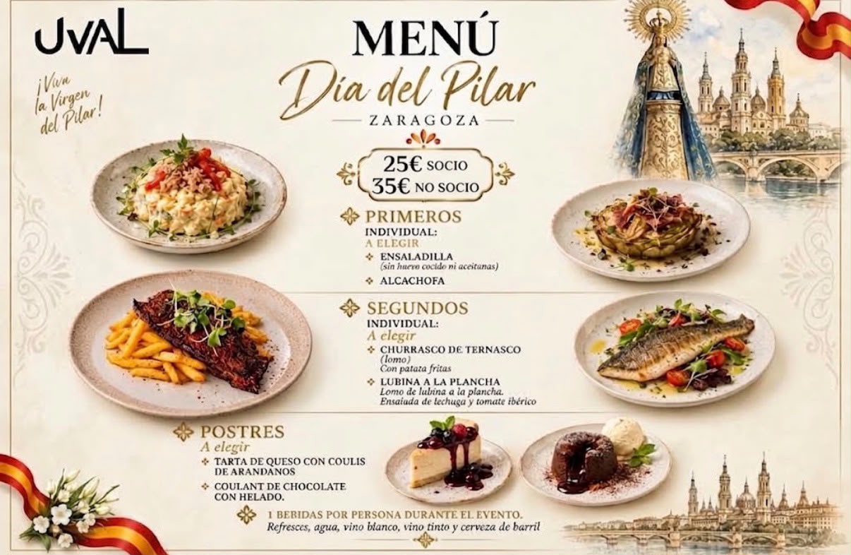 Menú Día del Pilar
