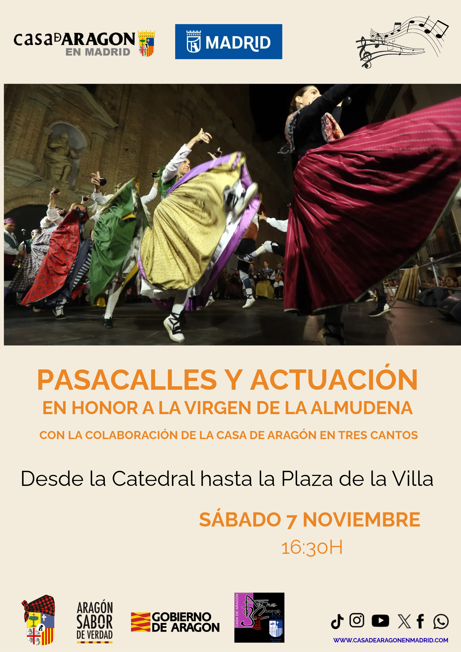 Pasacalles de Aragón en Madrid