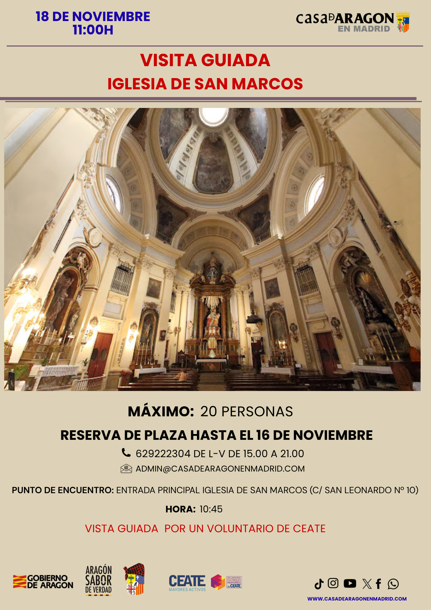 Visita a la Iglesia de San Marcos